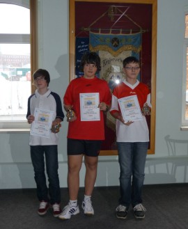 Von links: Michael Meyer, Fabian Tamme, Pascal Wulf